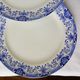 4 vintage dessert plates from the Boch Frères La Louvière model Dina 210357