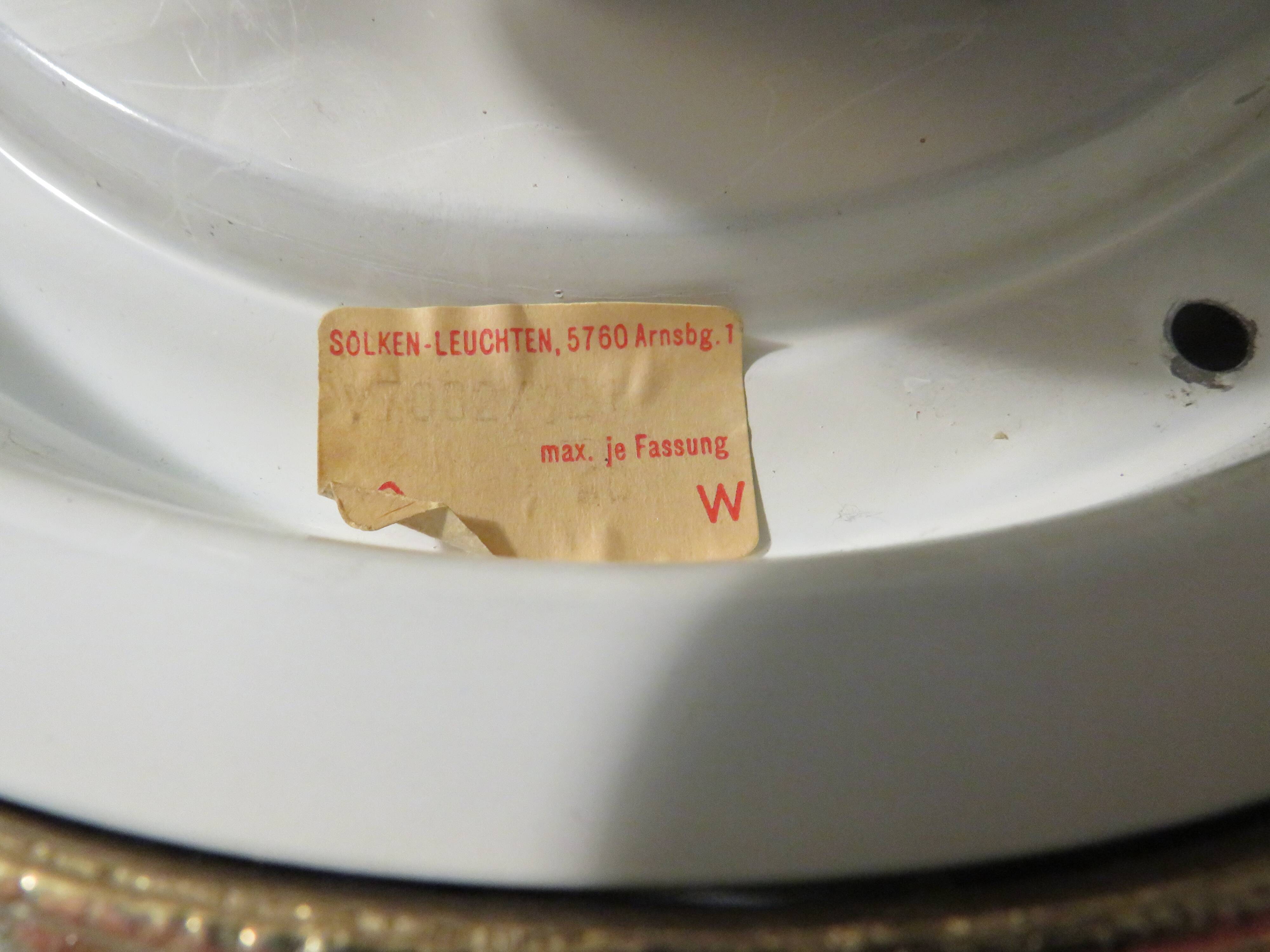 Ceiling lamp by Solken-Leuchten, Germany 1970