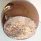Pitcher brown glazed ceramic ball 60/70 years