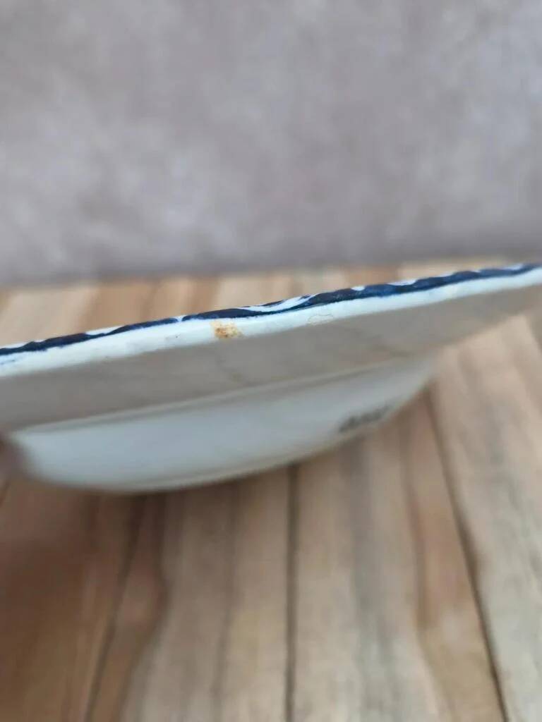 Assiette creuse Jules Vieillard Bordeaux – service Louis Xv