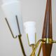 Vintage pendant light with opaline