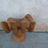 Vintage wooden hand-shaped chair