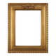 20th Century rectangular Deknudt Gilt Resin Mirror, Belgium