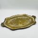 Decorative vintage baroque gold plateau