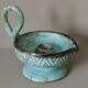 Ceramic candlestick by Alain Maunier Vallauris