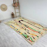 Handmade wool berber rug 250 x 150 cm