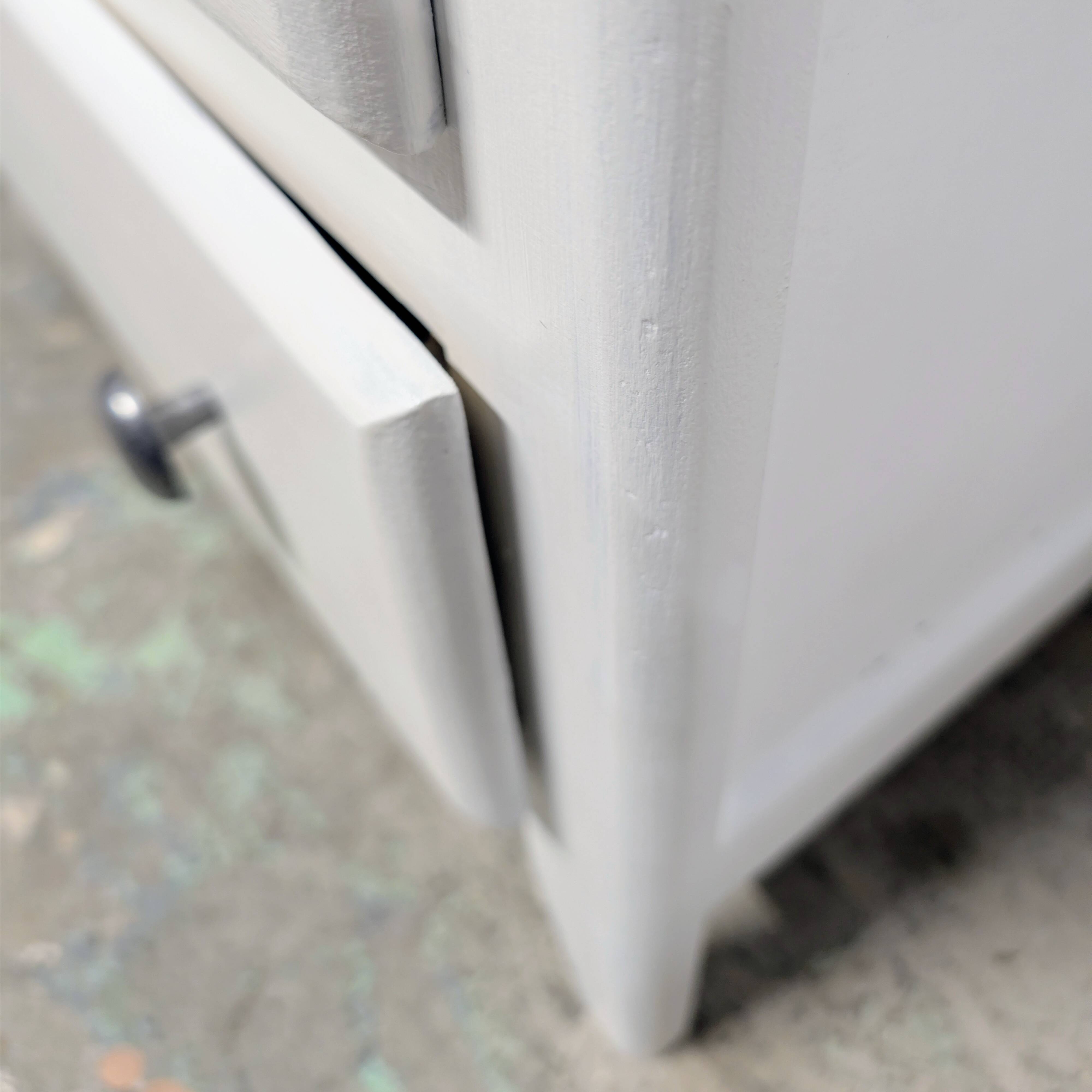 White vintage chest of drawers