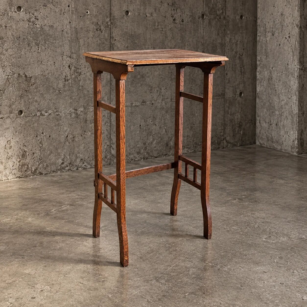 3 x nesting tables / nesting set / arts and crafts / 1950s