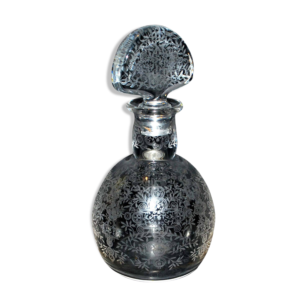 Carafe Ancienne Baccarat - Motif Arabesque Michel-Ange - Cristal - Occasion
