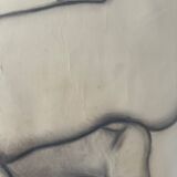 Grand tableau nu fusain André Jaoul