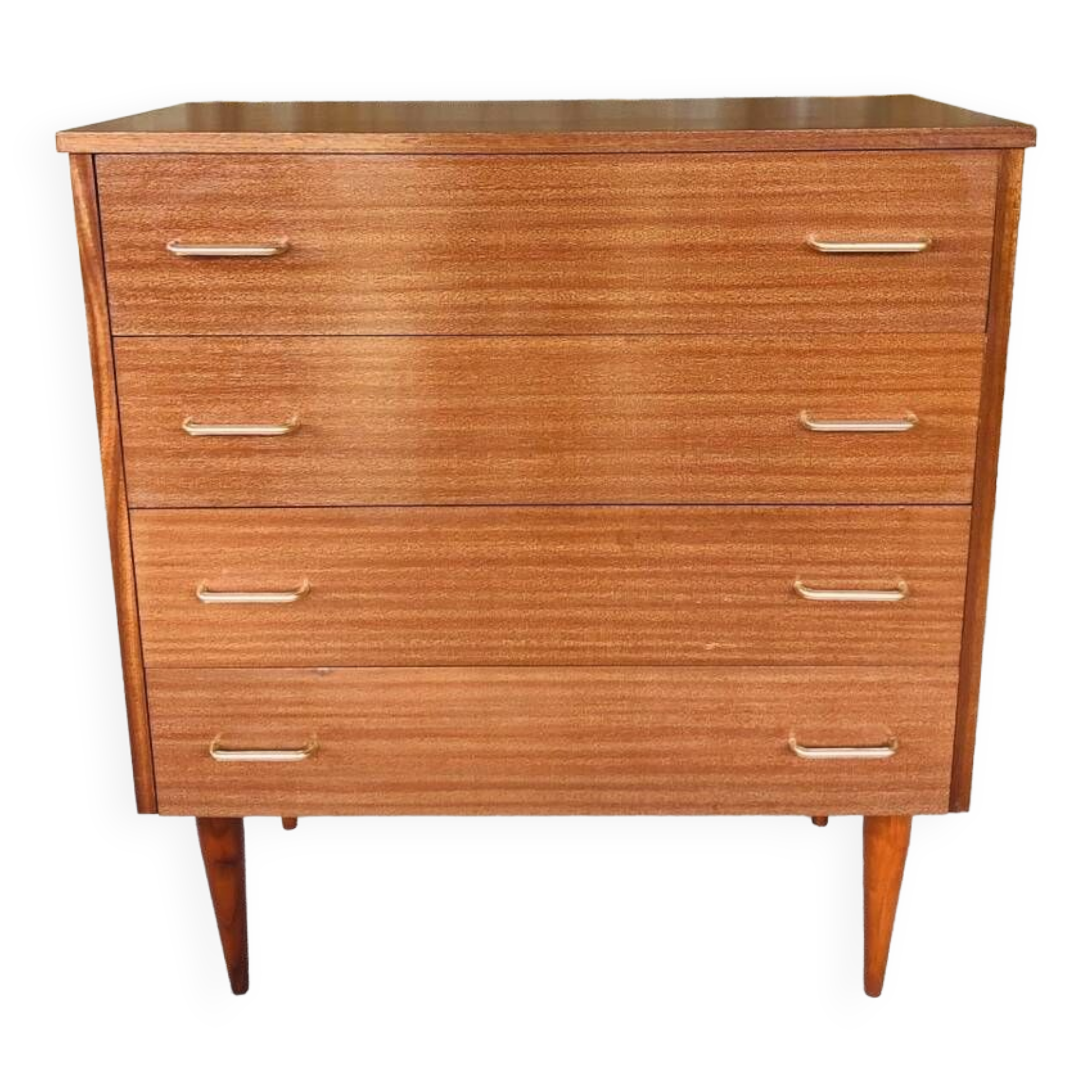 Vintage 4-drawer chest of drawers, Circa 60s