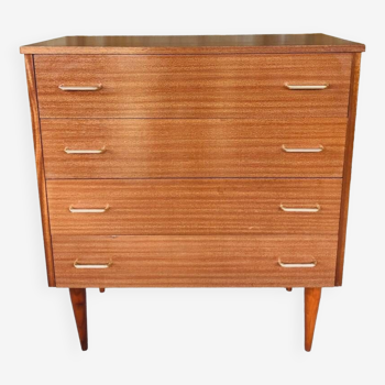 Commode vintage à 4 tiroirs, Circa 60’s