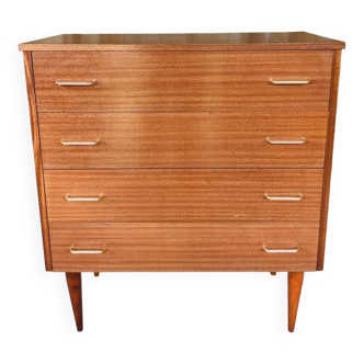 Vintage chest of drawers with 4 drawers, Circa 60's