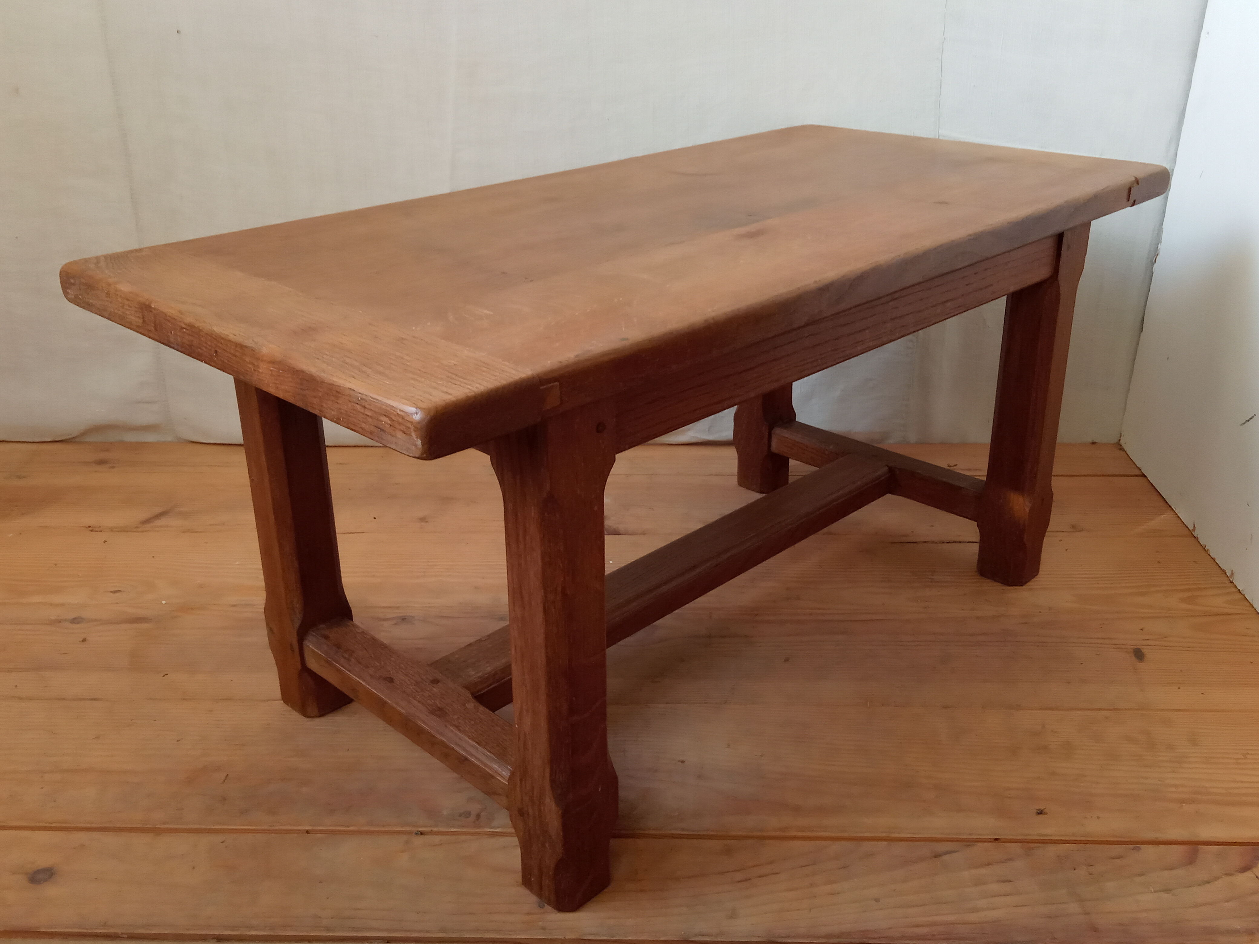 Rustic oak coffee table
