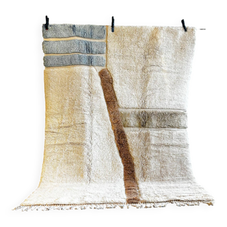 Handmade pure wool Moroccan rug 3x2 m