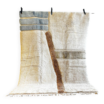 Handmade pure wool Moroccan rug 3x2 m