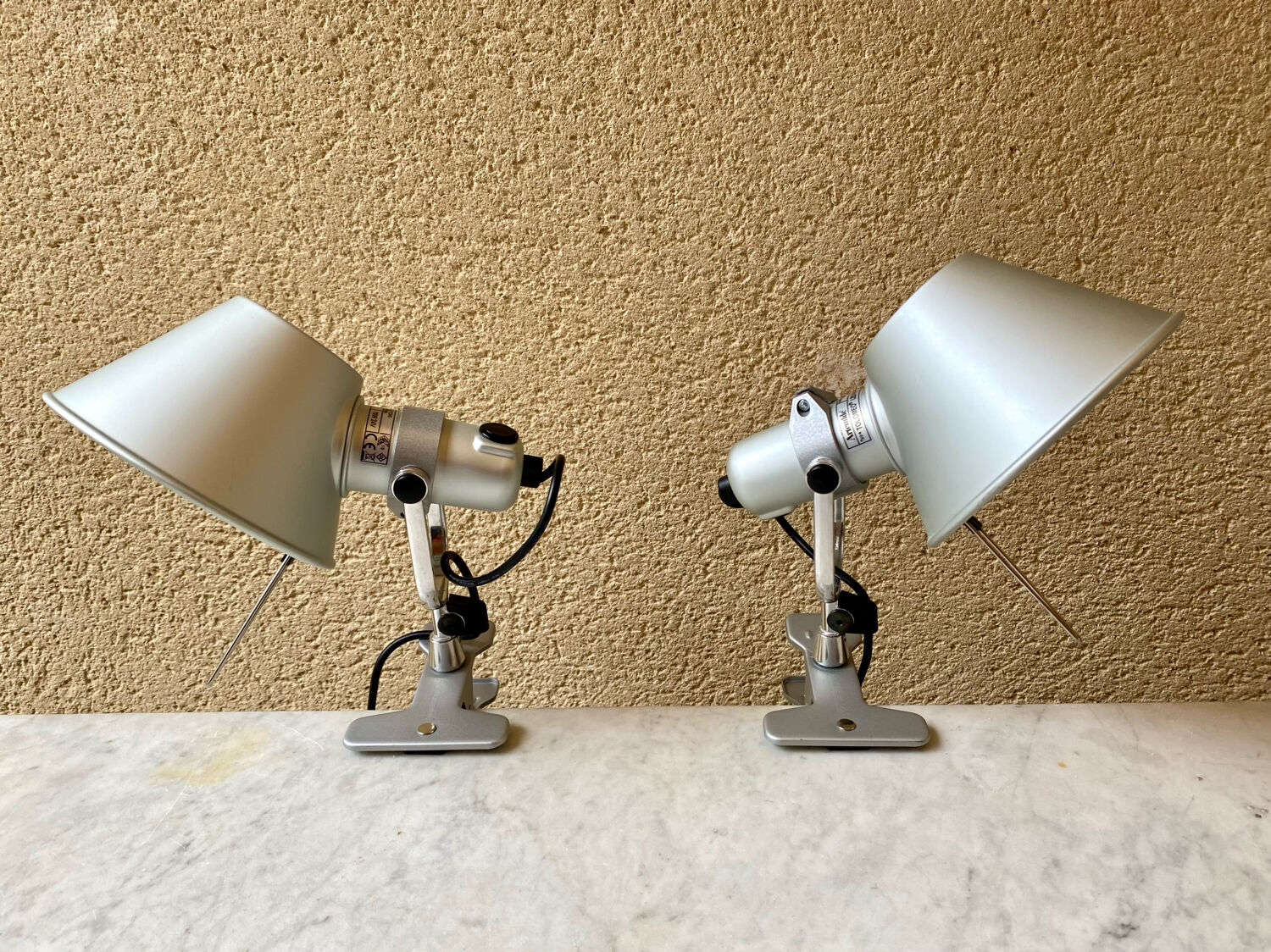 Lamp with clip Tolomeo Artemide Pinza led design Michele by Lucchi & Giancarlo Fassina