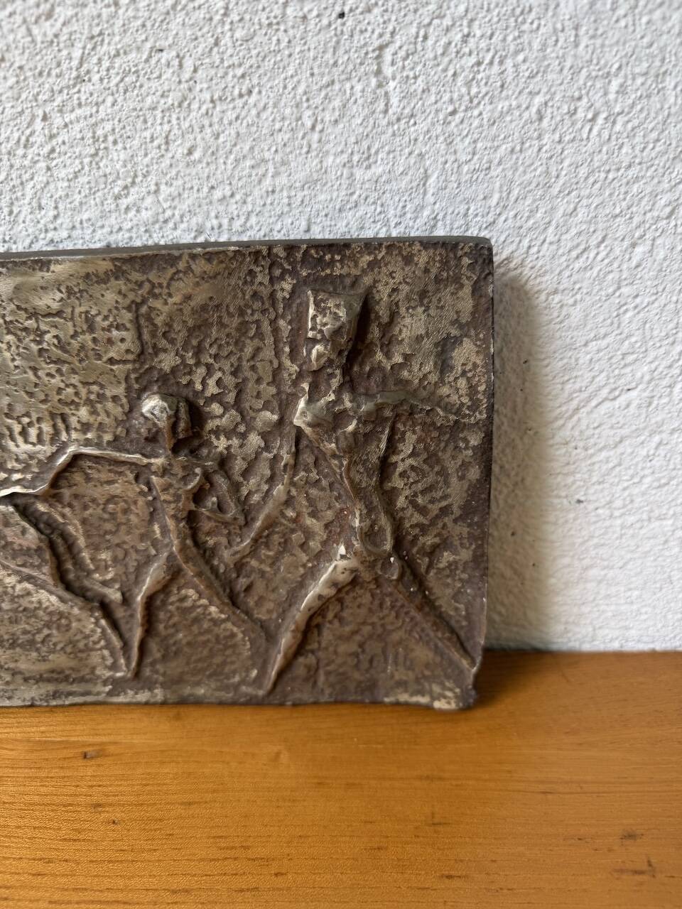 Bronze bas-relief mid-20th century