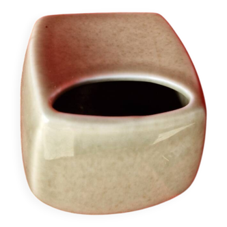 Vase /Vide Poche Virebent  Porcelaine Du Lot Signé Pierre LÉBE DUM