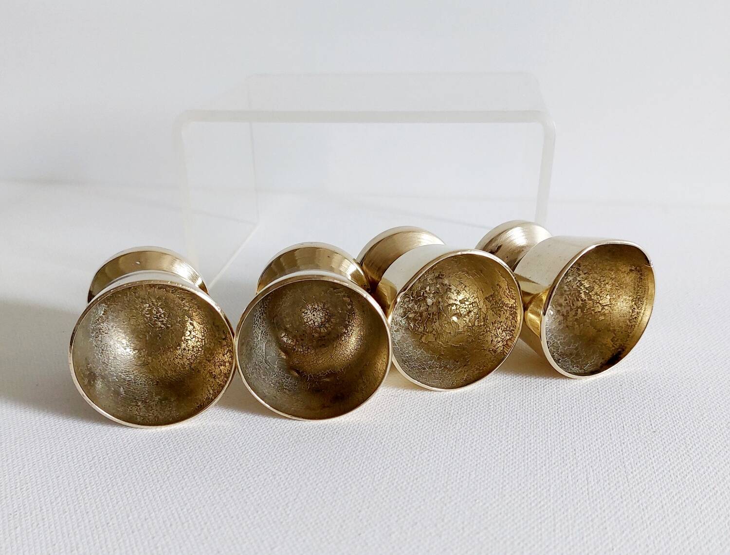 Brass egg cups