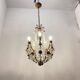 Lustre Rose Vintage en Cristal