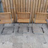 Set of 3 chairs B32 by Marcel Breuer
