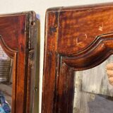 Paire de portes anciennes miroir