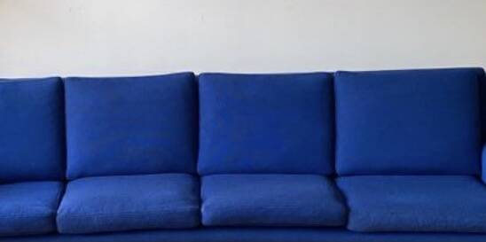 Vintage Scandinavian wool sofa