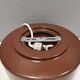 Ceiling lamp from the 80s, Nordisk Solar Denmark. In original light brown color.