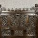 Neo-Gothic coat rack in carved oak, 19th century