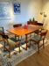 Vintage square Scandinavian table "Mette"