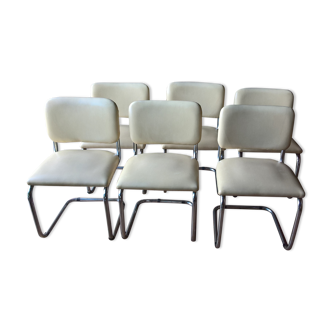 Set of 6 chairs 70s
