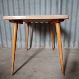 Vintage compass leg table