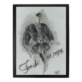 Drawing by Karl Lagerfeld for Fendi