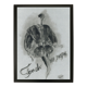Drawing by Karl Lagerfeld for Fendi