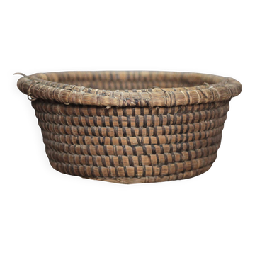 Coupe osier ancienne, bourgne paille et ronce, coupe tressé, campagne