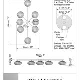 Lustre soirée collection stella