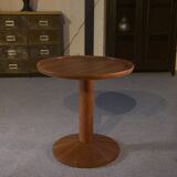 Scandinavian teak pedestal table, 1970s