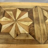 Table Basse à Dessus Parquet Ancien 110 cm