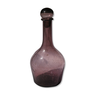 Carafe in bubbled glass from Biot or La Rochère