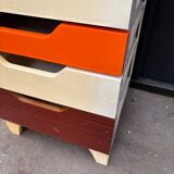 Plastic chest of drawers 1970
