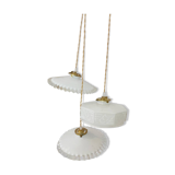 Art deco waterfall pendant light