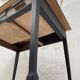 Bureau en bois peint