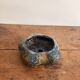 Pot photophore cut glazed ceramic large fire artisan pottery