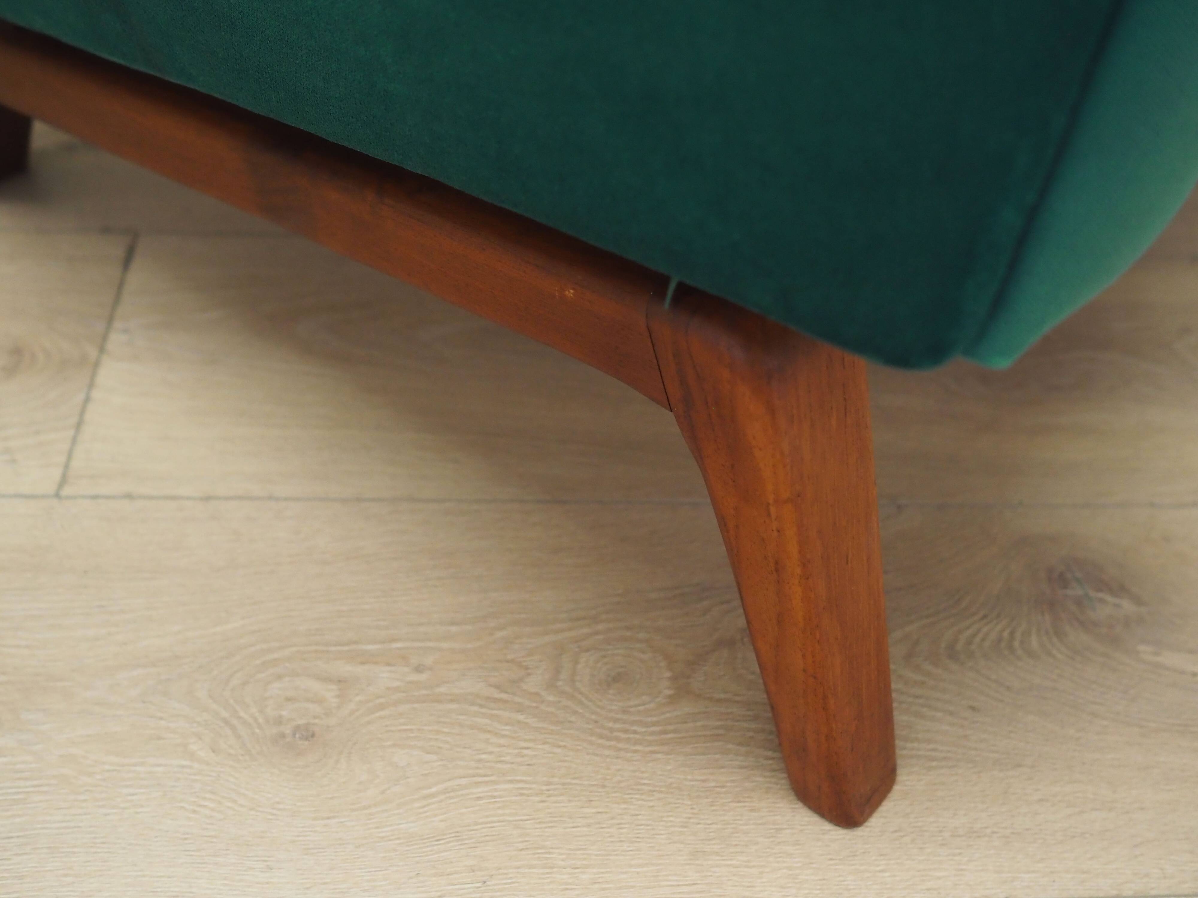 Green armchair, Danish design, 1970s, production: Denmark