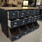 Commercial furniture in fir with drawers 1930