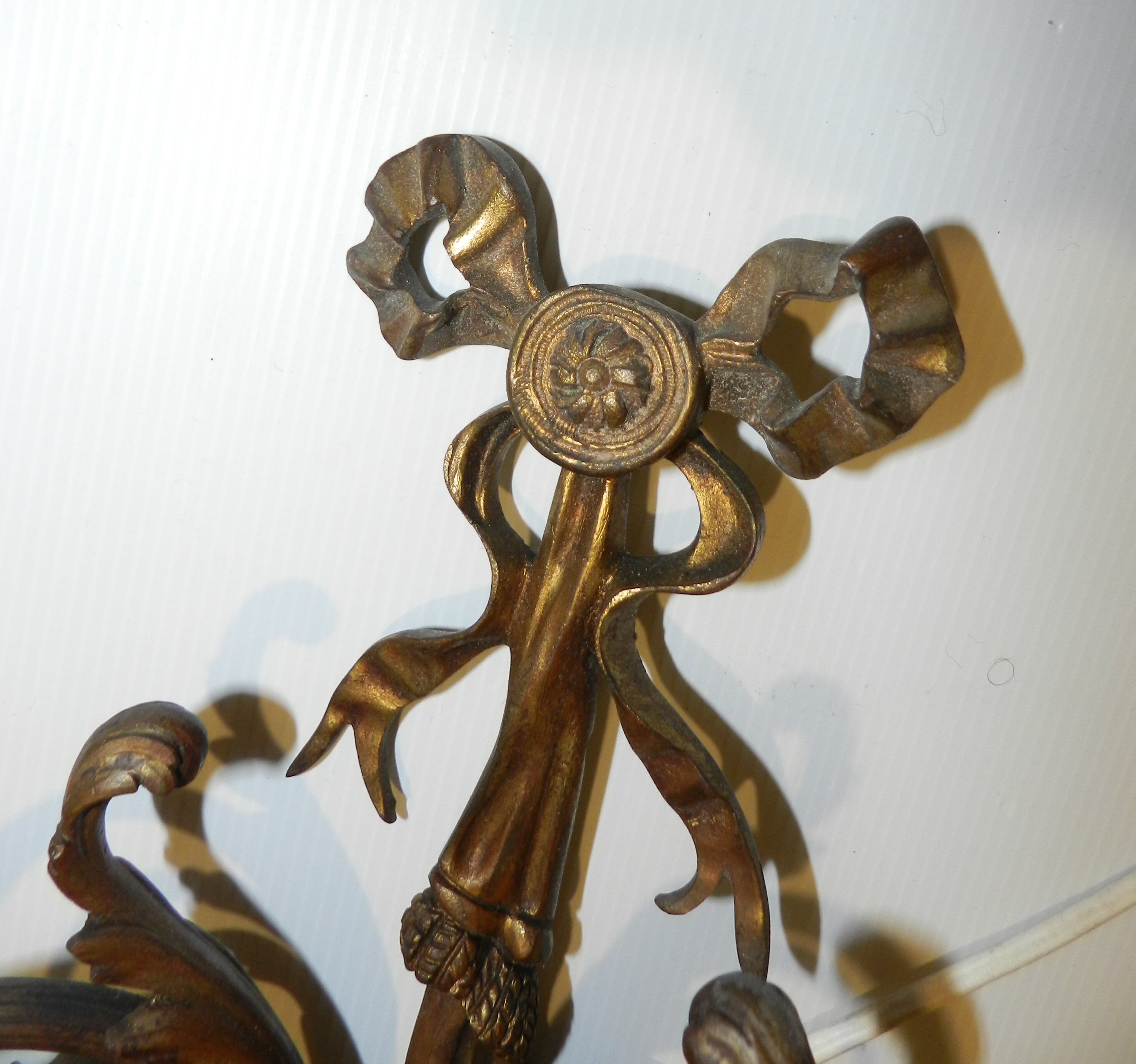 Sconce bronze knot Louis XV