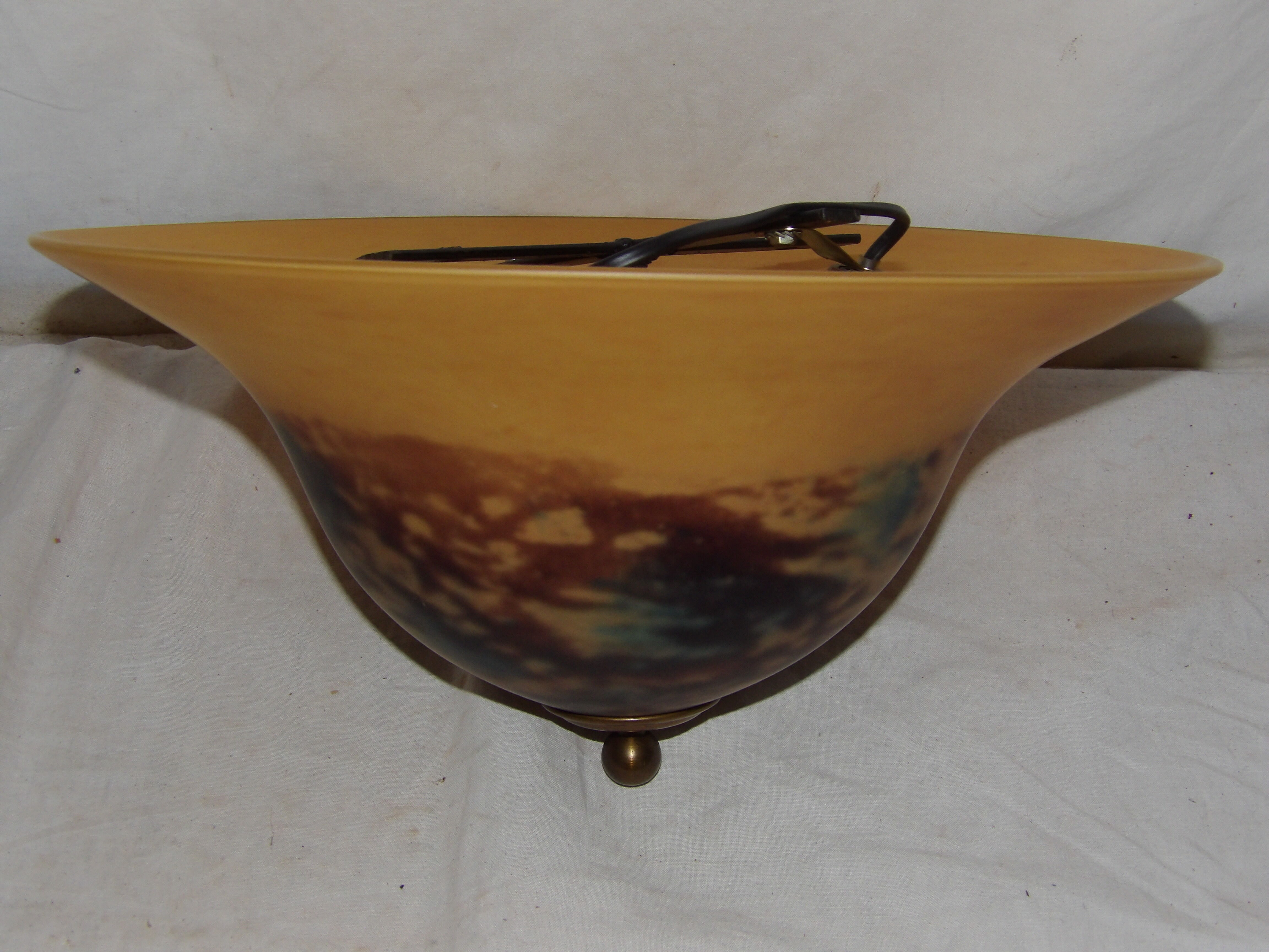 Ceiling lamp glass paste Tiel individual manufacture like school nancy equipped fasteners, bulbs