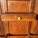Art Deco Wardrobe Solid Carved Oak Bevelled Mirror 1930