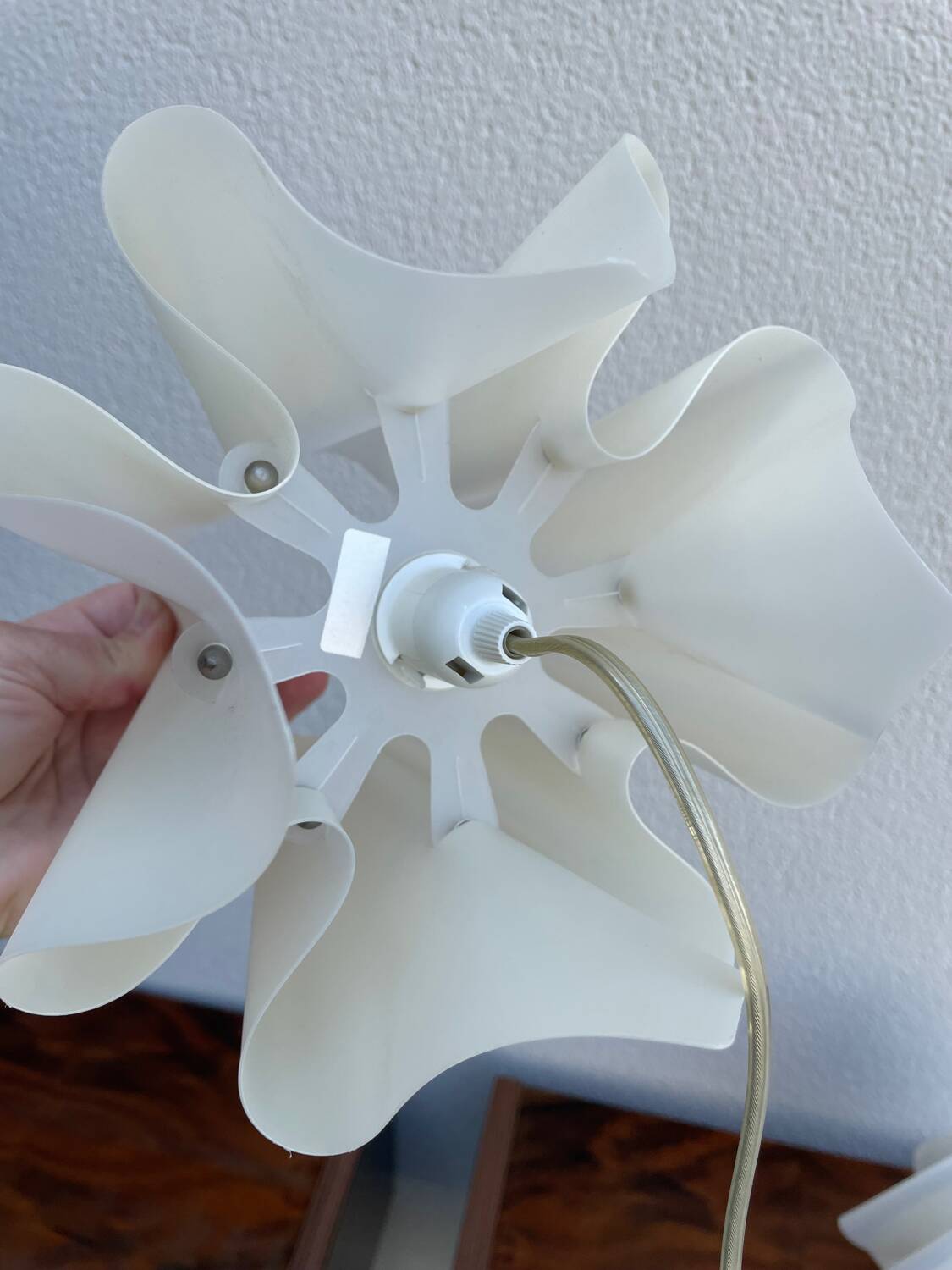 Pair of Foulard slamp lamps